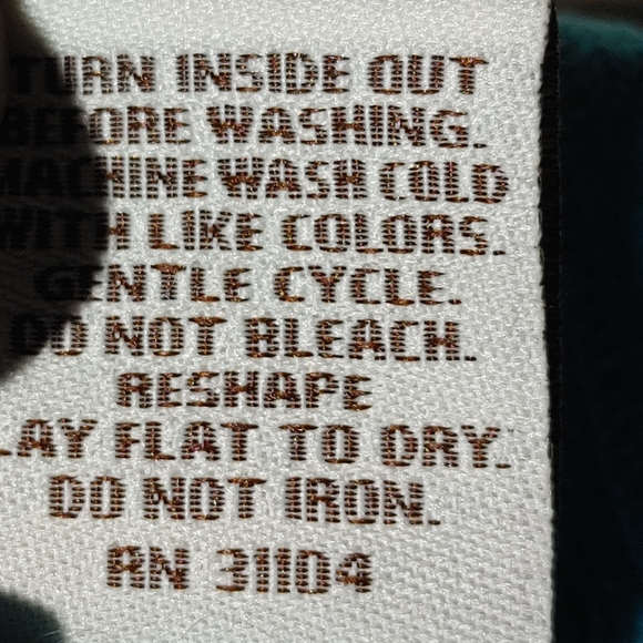 KIM ROGERS TURQUOISE SHRUG M - Picture 5 of 5